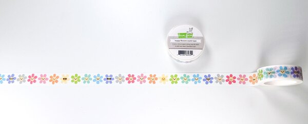 Lawn Fawn Happy Flowers Washi Tape (LF4021)