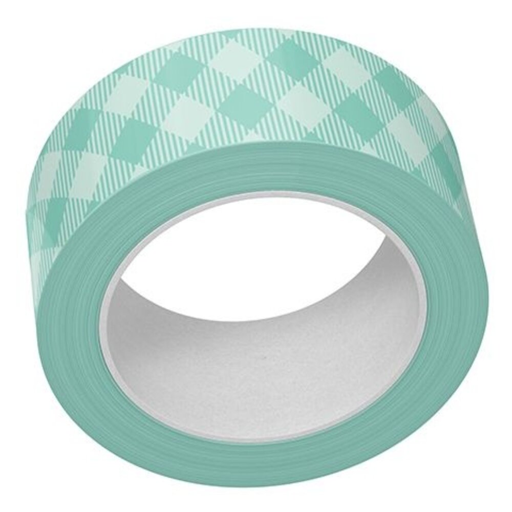 Lawn Fawn Aqua Gingham Washi Tape (LF4022)