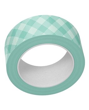 Lawn Fawn Aqua Gingham Washi Tape (LF4022)