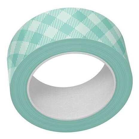 Lawn Fawn Aqua Gingham Washi Tape (LF4022)