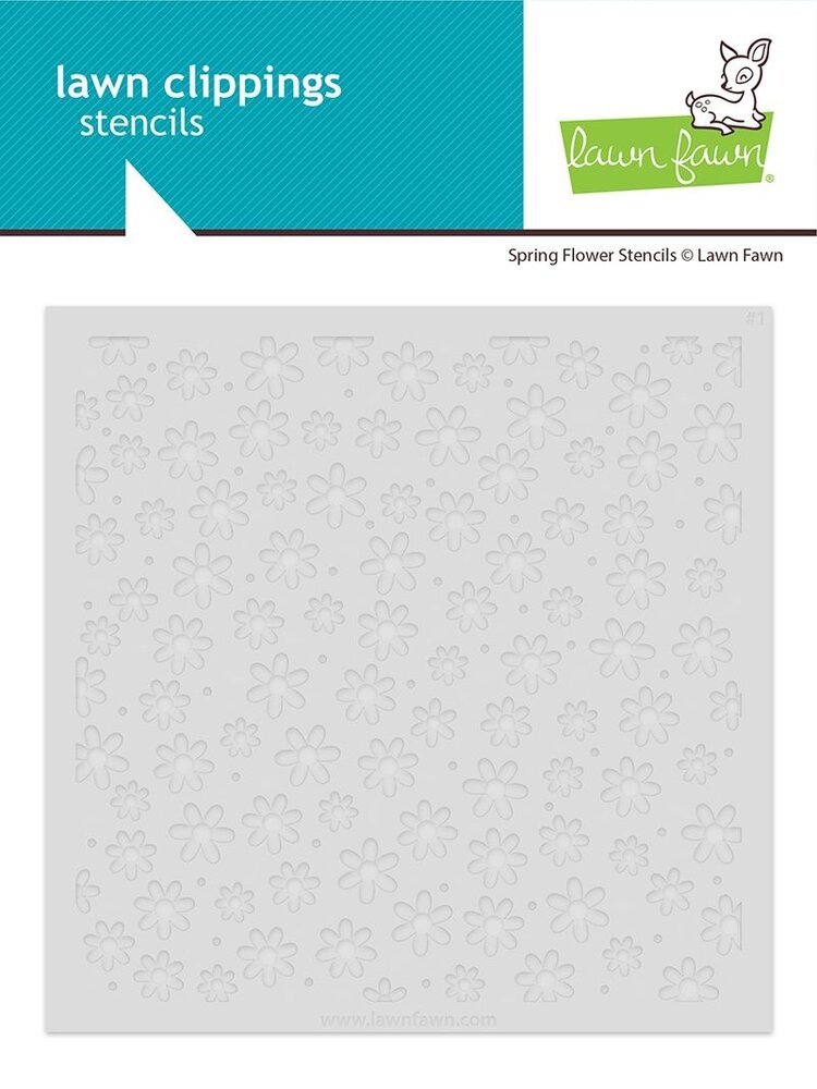 Lawn Fawn Spring Flowers Stencils (LF4100)