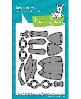 Lawn Fawn Build-A-Critter Graduation Accessories Dies (LF4088)