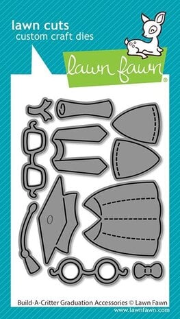 Lawn Fawn Build-A-Critter Graduation Accessories Dies (LF4088)