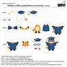 Lawn Fawn Build-A-Critter Graduation Accessories Dies (LF4088)