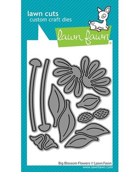 Lawn Fawn Big Blossom Flowers Dies (LF4092)
