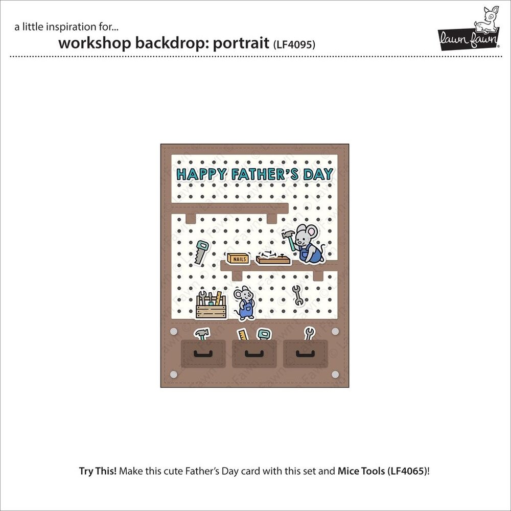 Lawn Fawn Workshop Backdrop Portrait Dies (LF4095)