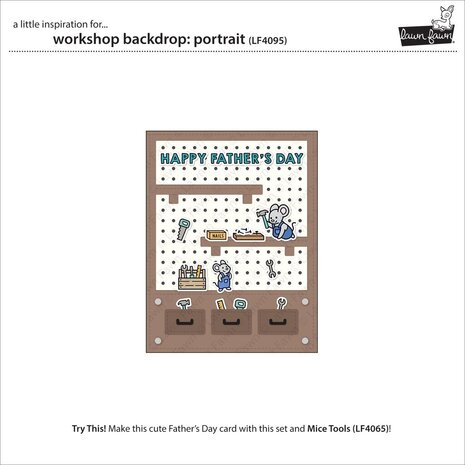 Lawn Fawn Workshop Backdrop Portrait Dies (LF4095)