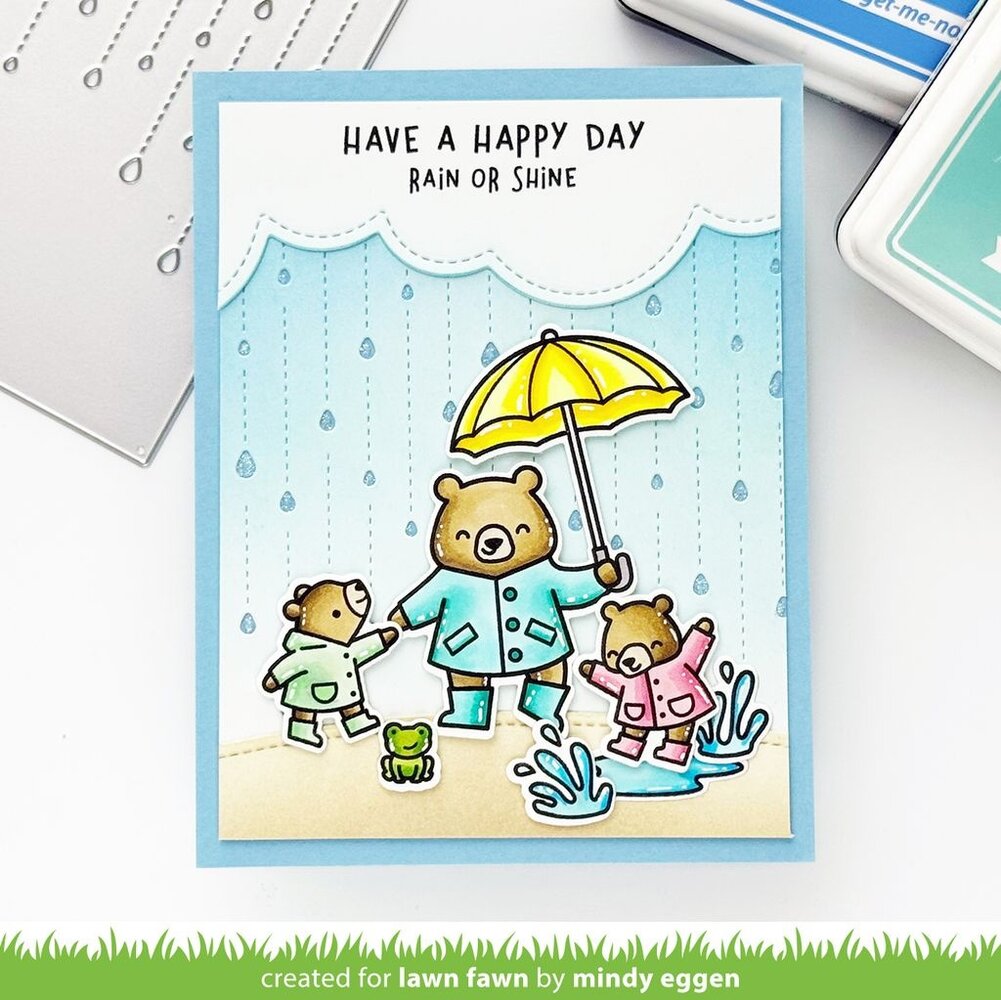 Lawn Fawn Rainy Day Backdrop Dies (LF4097)