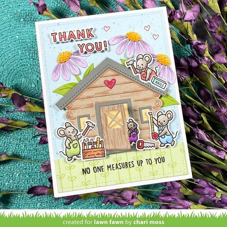 Lawn Fawn Mice Tools Clear Stamps (LF4065)