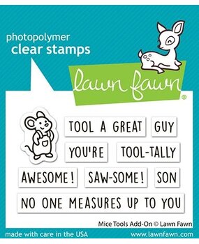 Lawn Fawn Mice Tools Add-On Clear Stamps (LF4068)