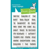 Lawn Fawn Henry'S Build-A-Sentiment Tools Clear Stamps (LF4071)