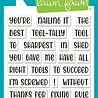Lawn Fawn Henry'S Build-A-Sentiment Tools Clear Stamps (LF4071)