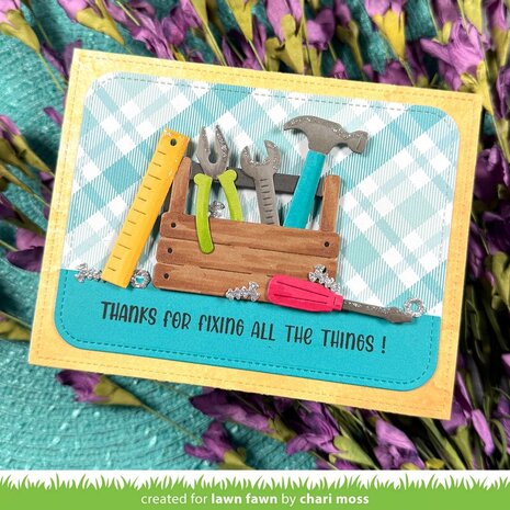 Lawn Fawn Henry'S Build-A-Sentiment Tools Clear Stamps (LF4071)