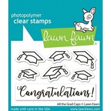 Lawn Fawn All The Grad Caps Clear Stamps (LF4079)