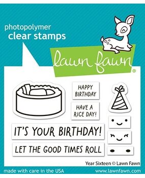 Lawn Fawn Year Sixteen Clear Stamps (LF4084)