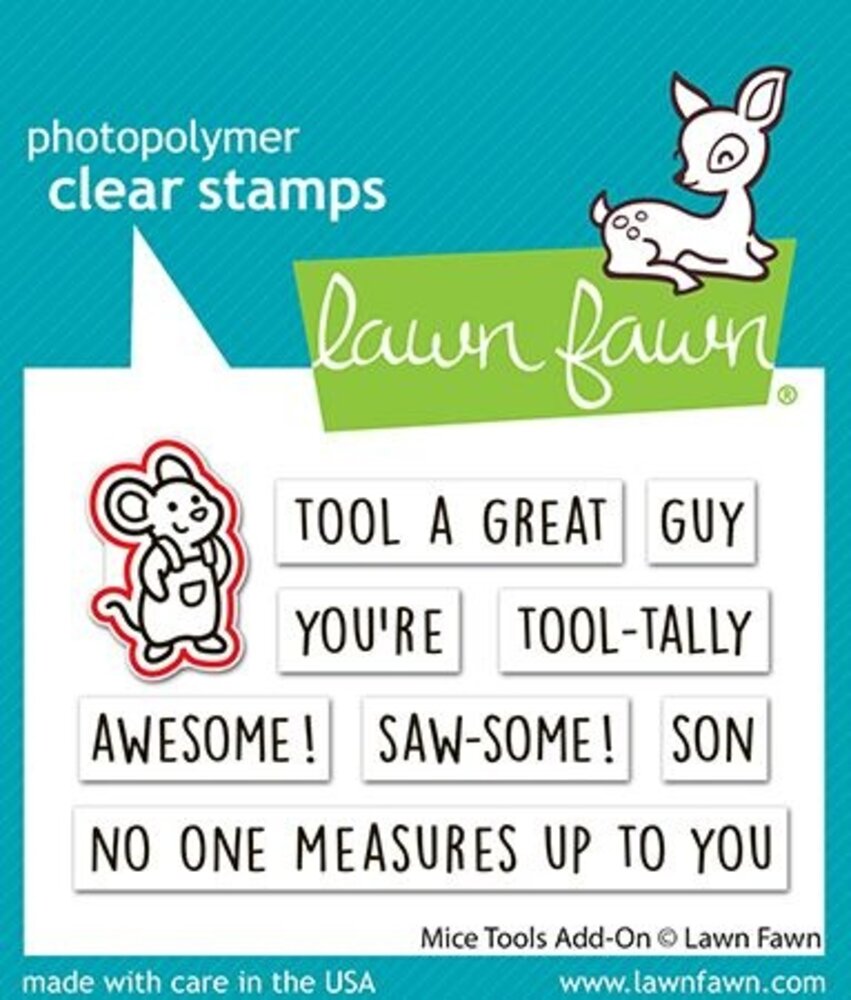 Lawn Fawn Mice Tools Add-On Stamp & Die DUO (LF4069)