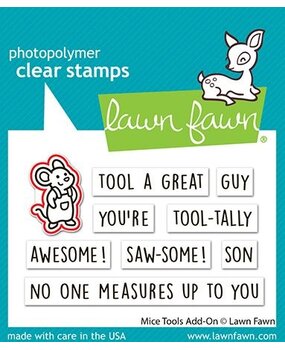 Lawn Fawn Mice Tools Add-On Stamp & Die DUO (LF4069)
