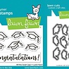 Lawn Fawn All The Grad Caps Stamp & Die DUO (LF4080)