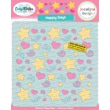 Carlijn Design Stencils Happy Days (4pcs) (CDJD-0079)