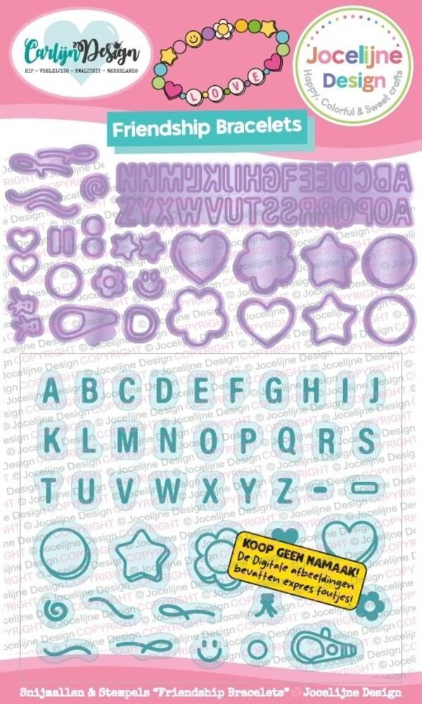 Carlijn Design Snijmallen Friendship Bracelets (CDJD-0080)
