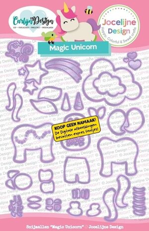 Carlijn Design Snijmallen Magic Unicorn (CDJD-0081) Carlijn Design Snijmallen Magic Unicorn (CDJD-0081)