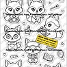 Carlijn Design Stempels Beautiful Foxes (CDST-0171)