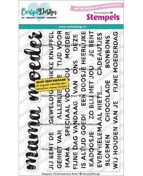 Carlijn Design Stempels Onderteksten voor Mama (CDST-0174)