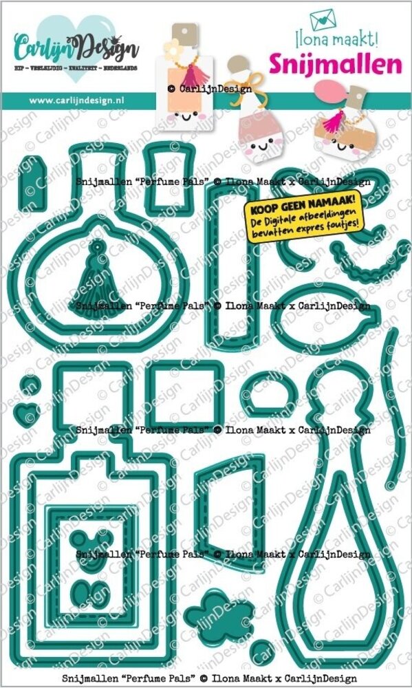 Carlijn Design Snijmallen Perfume Pals (CDSN-0365)