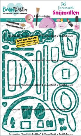 Carlijn Design Snijmallen Beautiful Buddies (CDSN-0366)