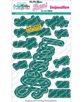 Carlijn Design Snijmallen Hoera Variaties (CDSN-0370)