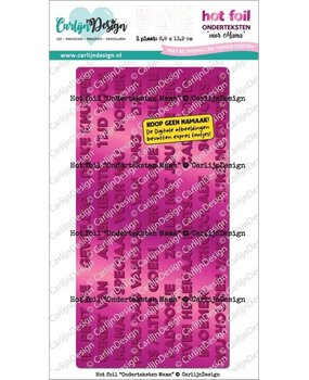Carlijn Design Hot Foil Onderteksten Voor Mama (CDHF-0089)