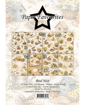 Paper Favourites Bird Nest A5 Paper Pack (PFA218)