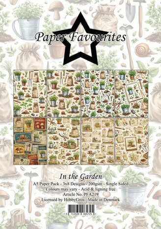 Paper Favourites In the Garden A5 Paper Pack (PFA219)