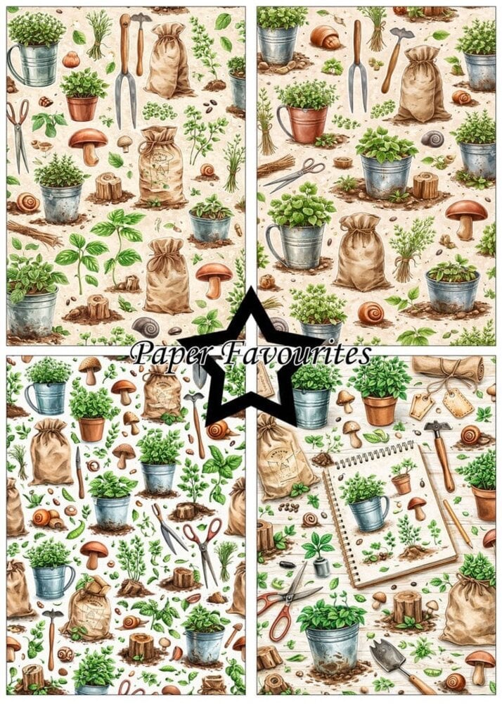 Paper Favourites In the Garden A5 Paper Pack (PFA219)