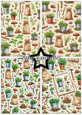 Paper Favourites In the Garden A5 Paper Pack (PFA219)