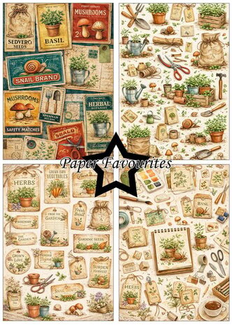 Paper Favourites In the Garden A5 Paper Pack (PFA219)