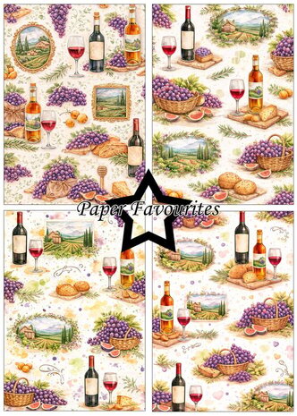 Paper Favourites Provence A5 Paper Pack (PFA220)