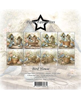 Paper Favourites Bird House 6x6 Inch Paper Pack (PF576)