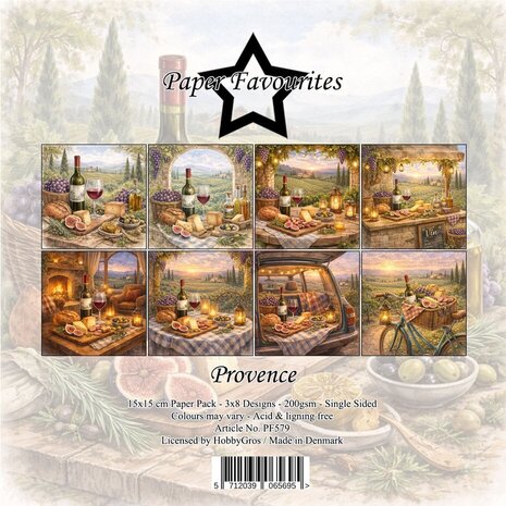 Paper Favourites Provence 6x6 Inch Paper Pack (PF579)