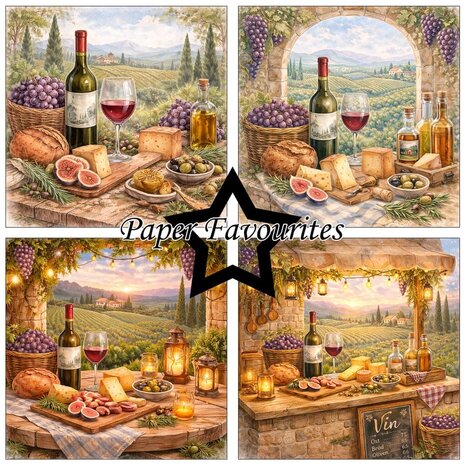 Paper Favourites Provence 6x6 Inch Paper Pack (PF579)