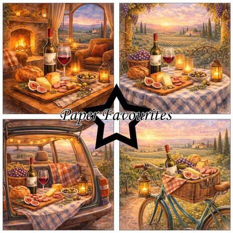 Paper Favourites Provence 6x6 Inch Paper Pack (PF579)