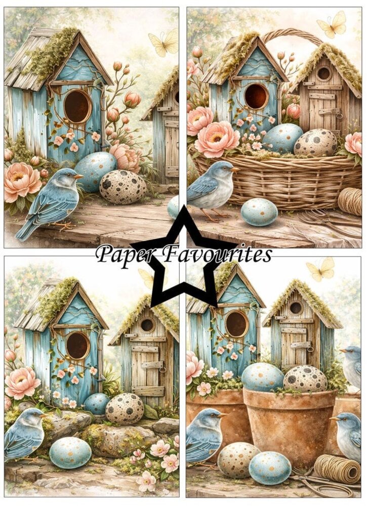 Paper Favourites Bird House A6 Paper Pad (PFA617)