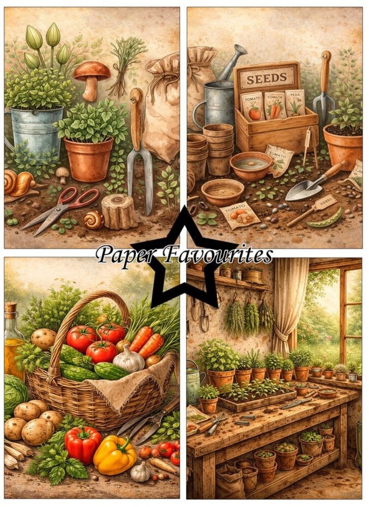 Paper Favourites In the Garden A6 Paper Pad (PFA619)