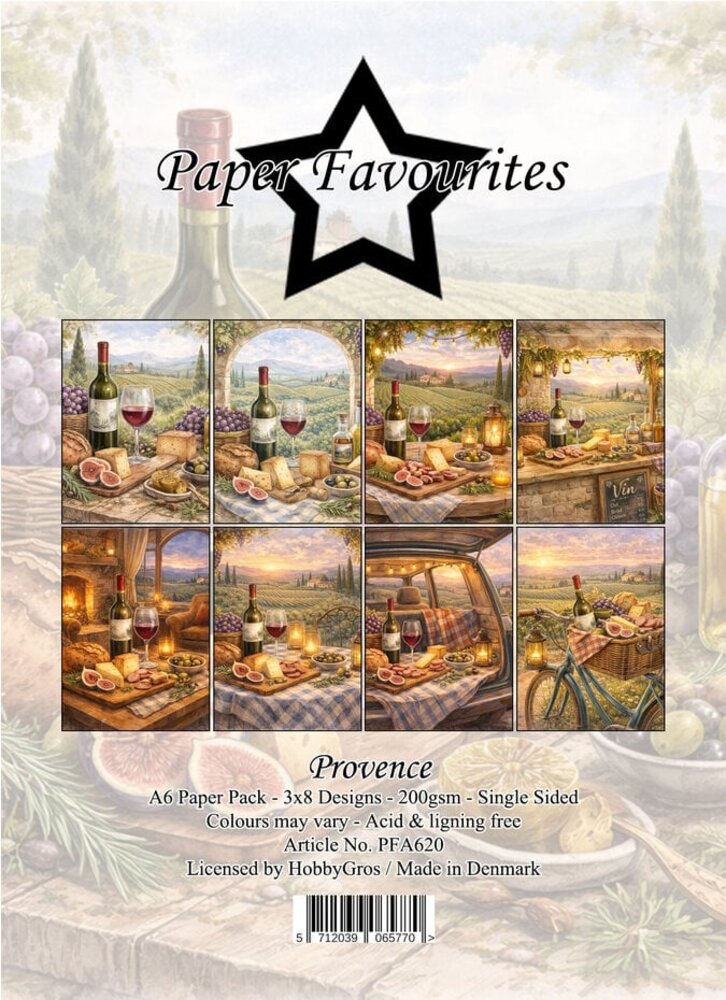 Paper Favourites Provence A6 Paper Pad (PFA620)