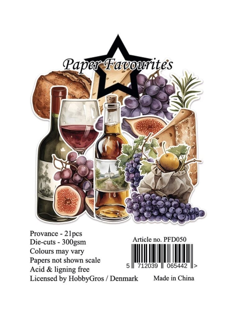 Paper Favourites Die-Cuts Provence (PFD050)