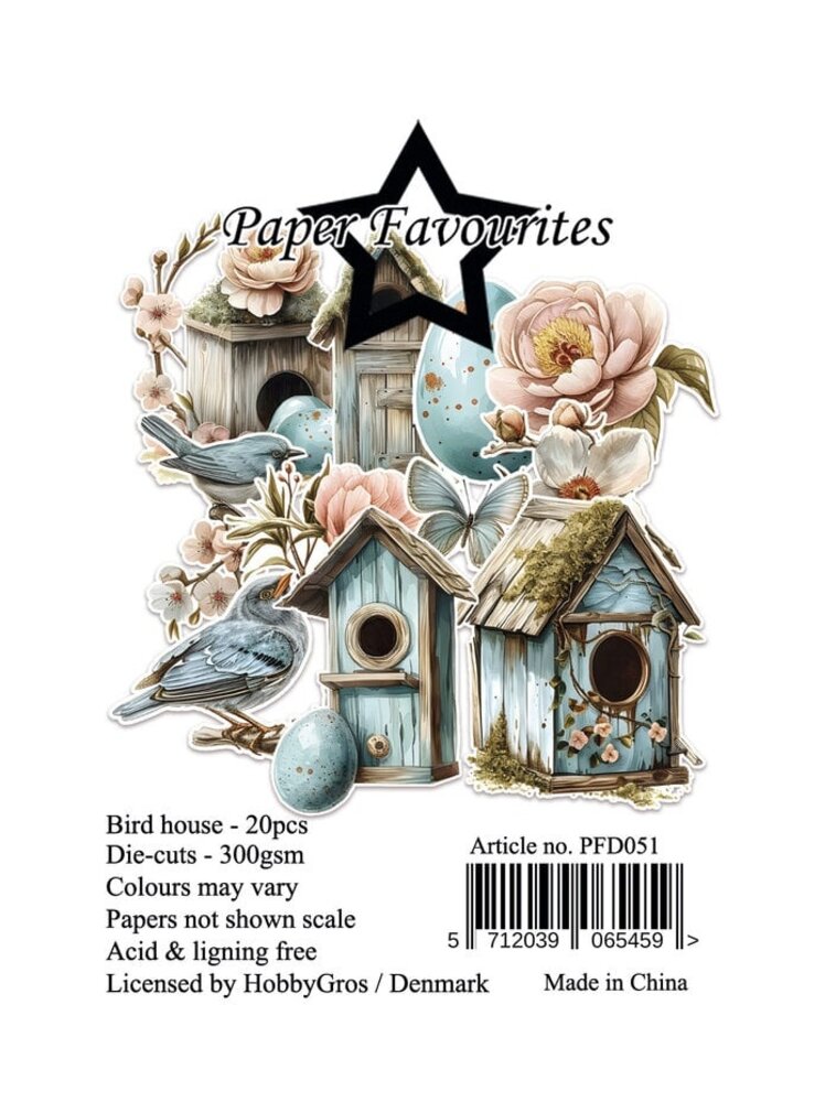 Paper Favourites Die-Cuts Bird House (PFD051)