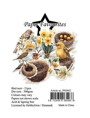 Paper Favourites Die-Cuts Bird Nest (PFD052)