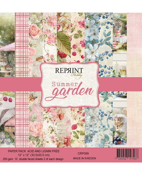 Reprint PRE-ORDER Summer Garden 12x12 Inch Paper Pack (CRP099)
