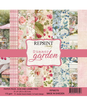 Reprint PRE-ORDER Summer Garden 8x8 Inch Paper Pack (RPM078)