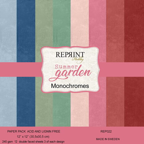 Reprint Summer Garden 12x12 Inch Cardstock (REP022) Reprint Summer Garden 12x12 Inch Cardstock (REP022)